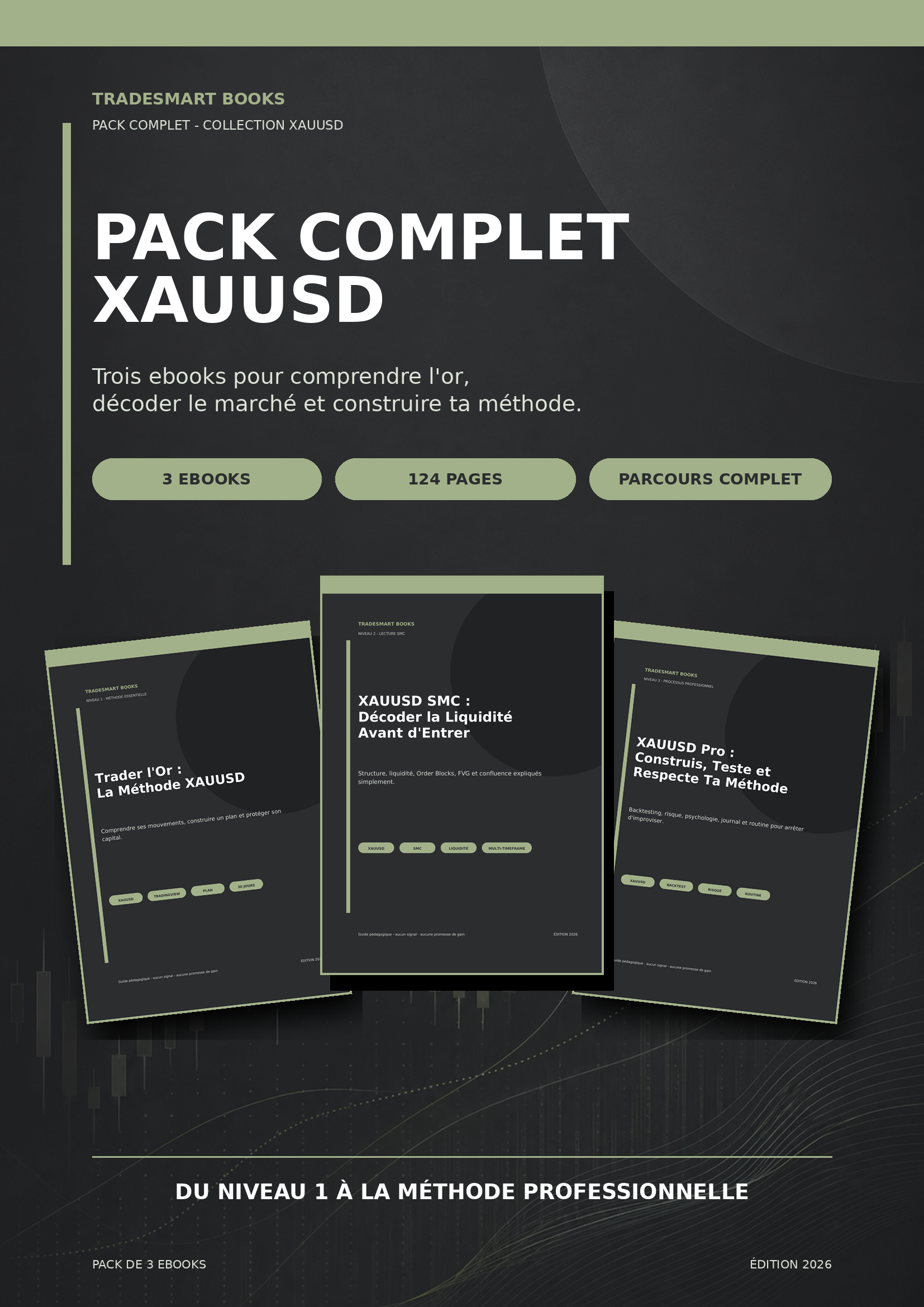 Pack Complet TradeSmart Books — Les 3 Ebooks XAUUSD