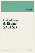 Calculateur de Risque XAUUSD - couverture