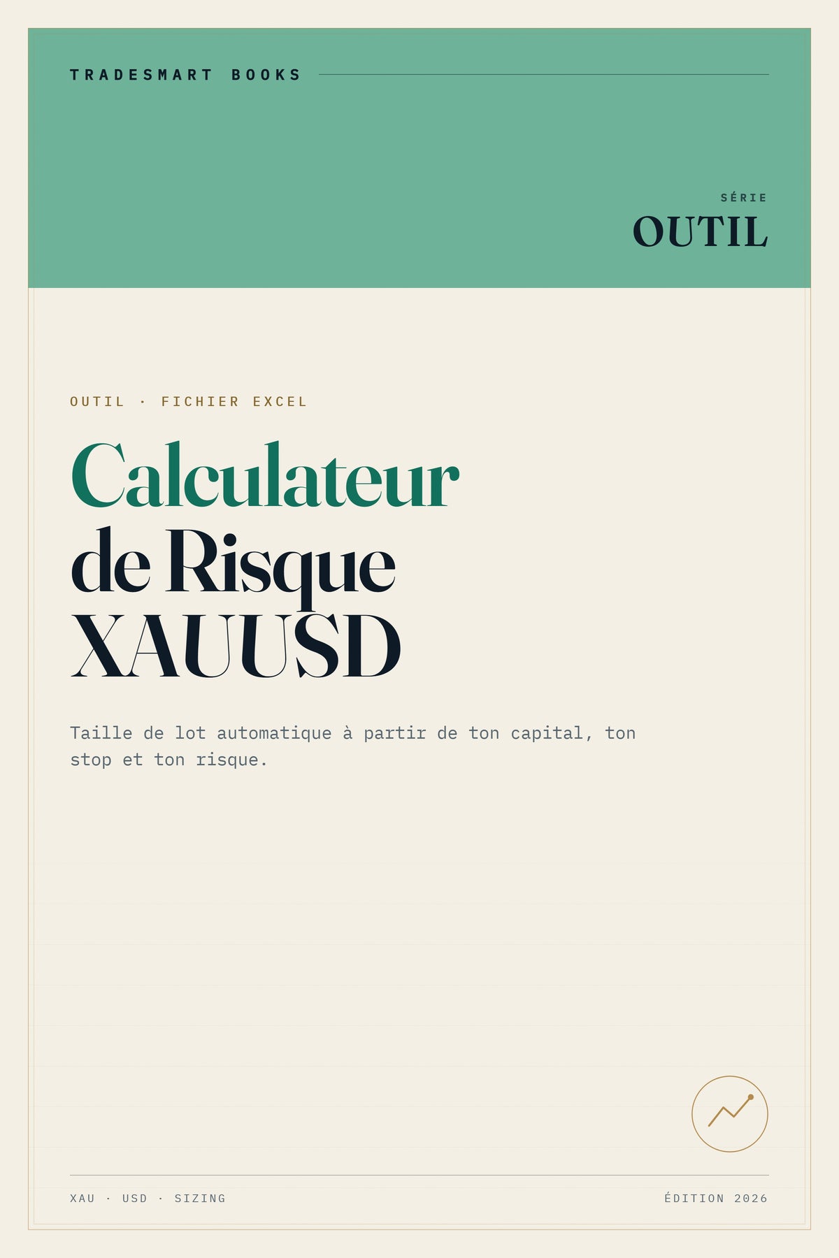 Calculateur de Risque XAUUSD - couverture